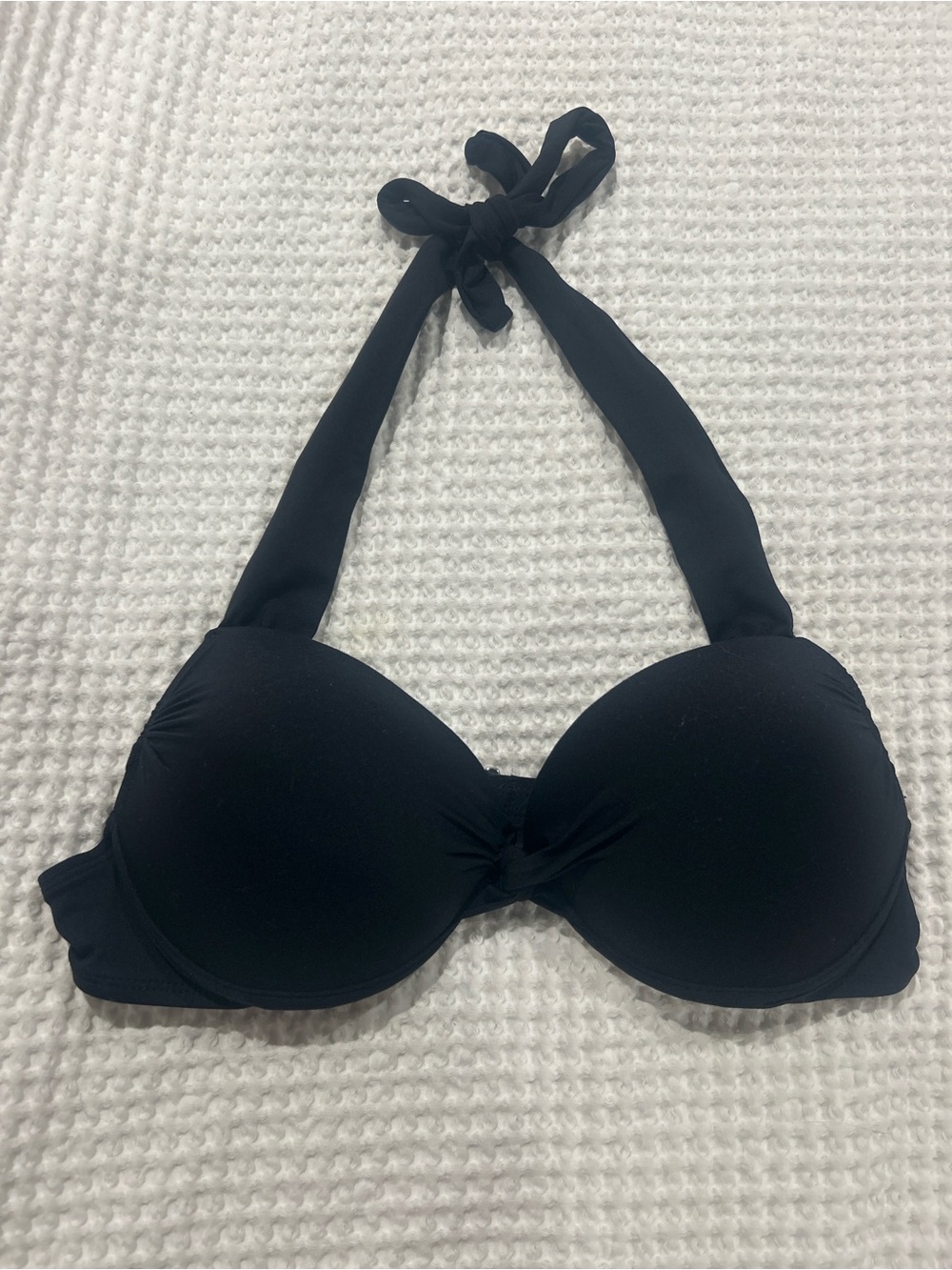 Apt. 9 Black Halter Bikini Top